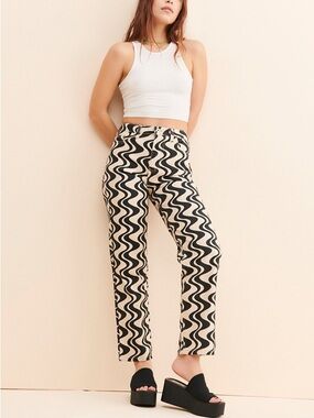 Lisa Says Gah Wave Denim Pant